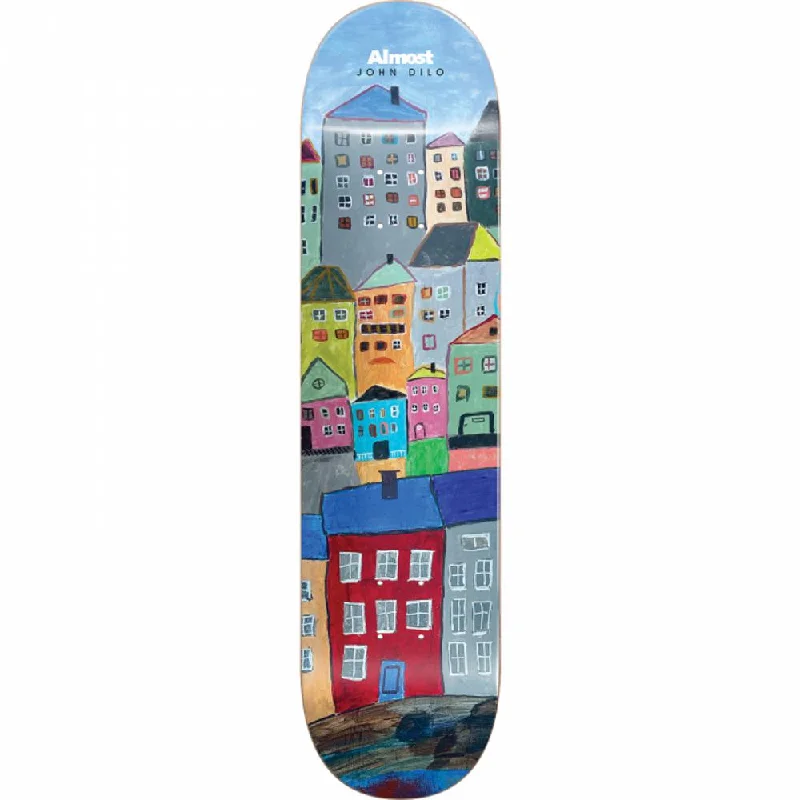 Almost John Dilo Places Left R7 8.12" Skateboard Deck