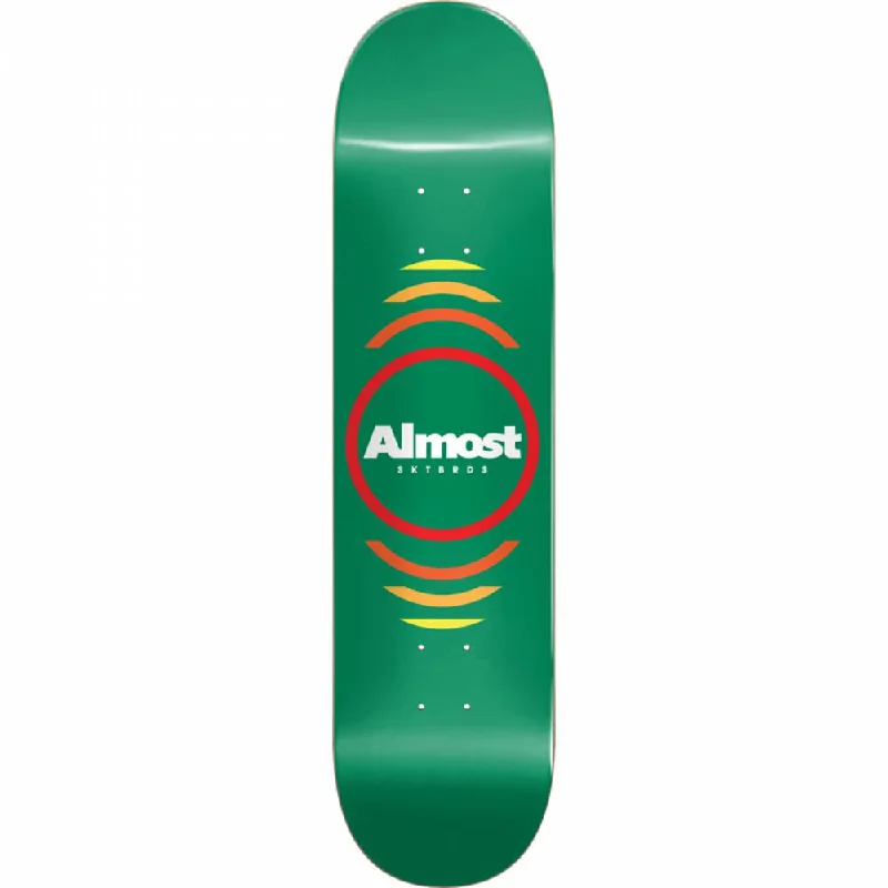 Almost Reflex Hybrid Green 7.37" Skateboard Deck