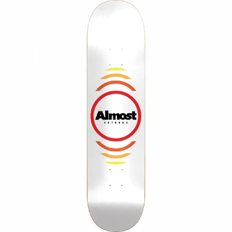 Almost Reflex White Hybrid 7.75" Skateboard Deck