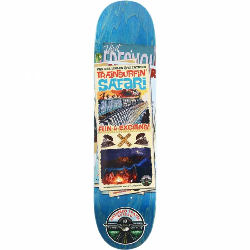 Antihero Van Der Linden Travel Bureau 8.06" Skateboard Deck