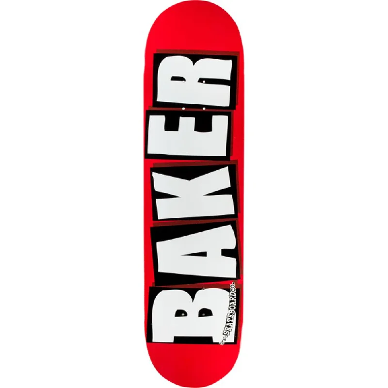 Baker Brand Logo Mini inRed/White 7.4" Skateboard Deck