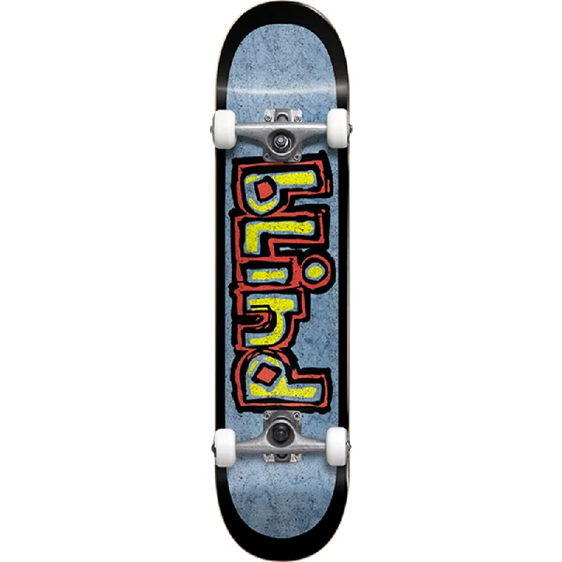 Blind Box Out Black/Blue First Push Premium 7.62" Skateboard