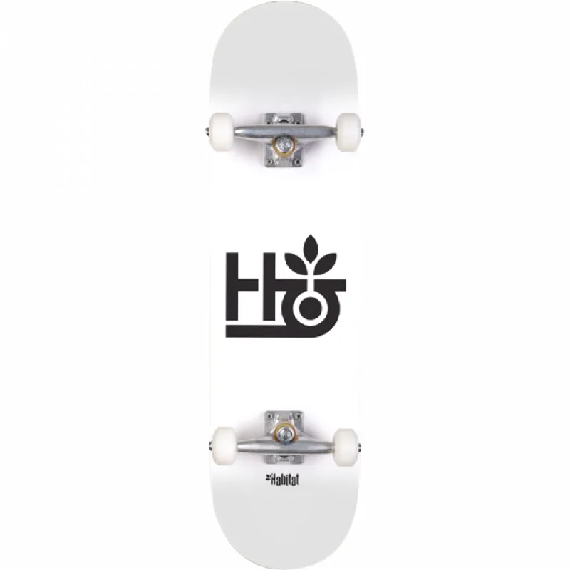 Habitat Pod 8.0" White Skateboard