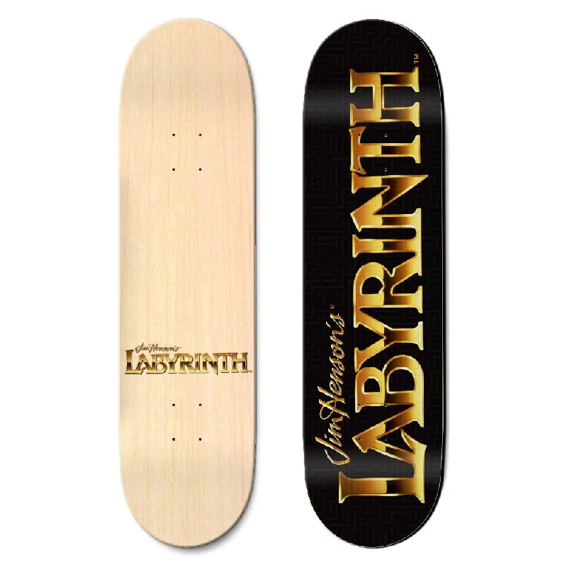 Madrid Sci-fi Labyrinth Movie 3D Logo Skateboard