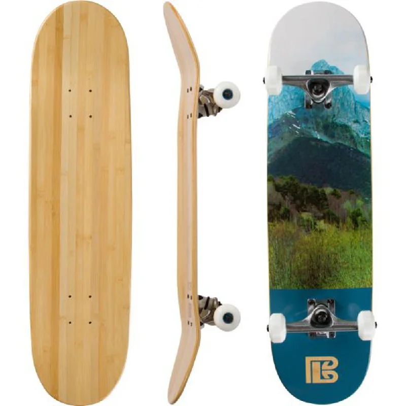 Mountain Graphic Bamboo Skateboard