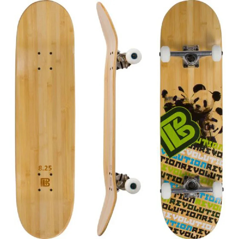 Panda Revolution Graphic Bamboo Skateboard Limited