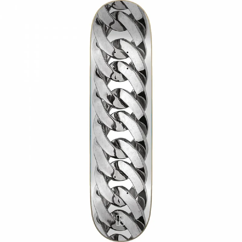 Plan B Chain Silver 8.0" Skateboard Deck