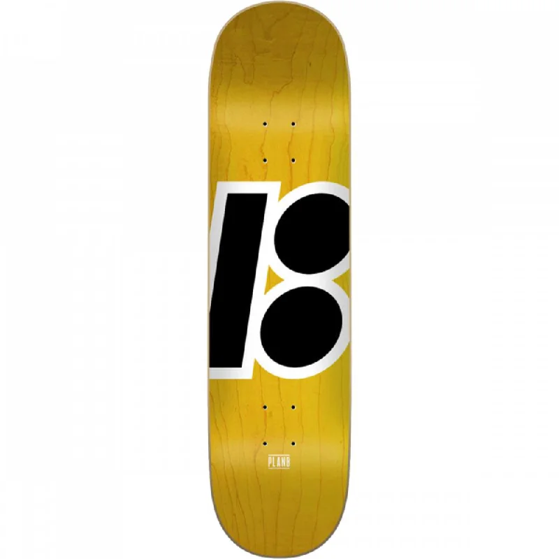 Plan B Stained Yellow 8.37" Skateboard Deck