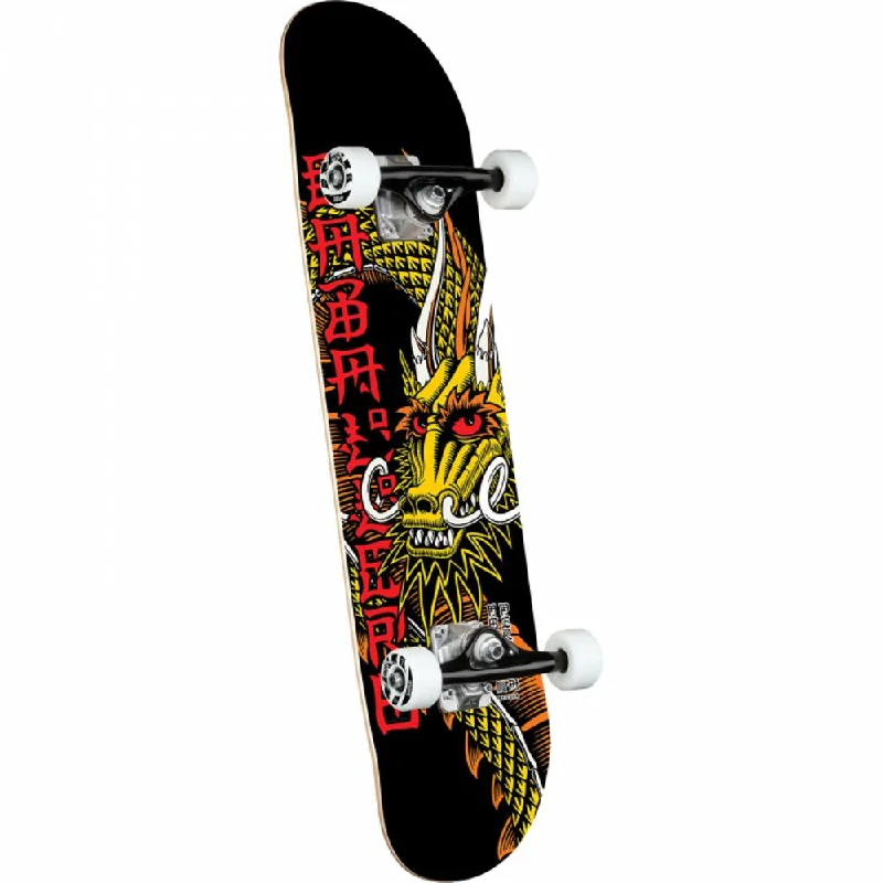 Powell Peralta Ban This Dragon 7.5" Black Skateboard