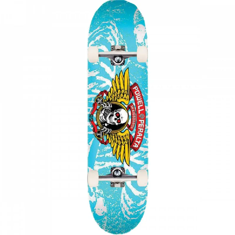 Powell Peralta Winged Ripper 8.0" White/Blue Skateboard