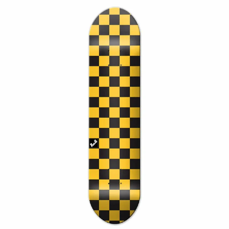 Yocaher Checker Yellow - Skateboard Deck