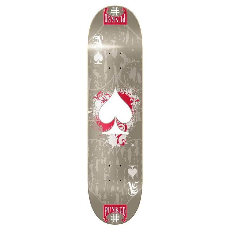 Yocaher Graphic Skateboard Deck - Ace Grey