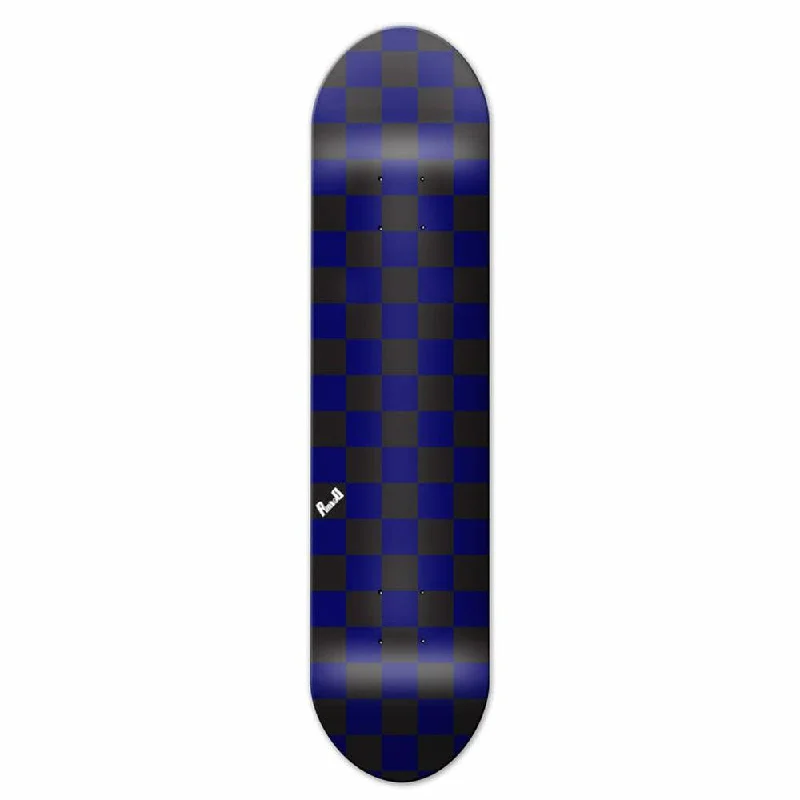 Yocaher Graphic Skateboard Deck - Checker Blue