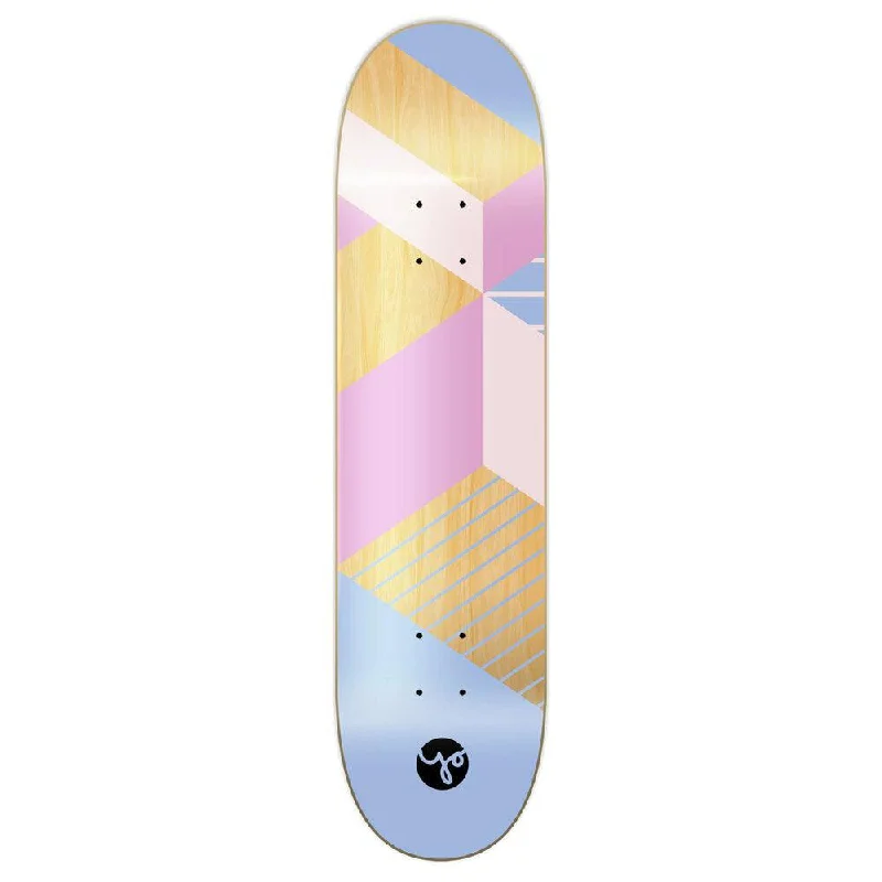 Yocaher Graphic Skateboard Deck - Geometric Series - Purple