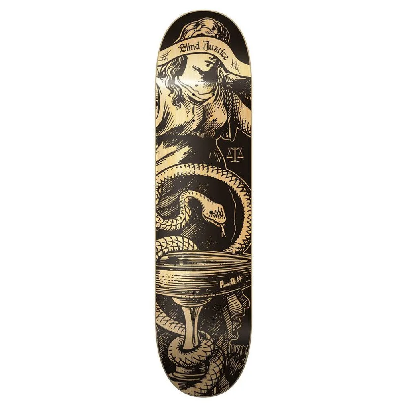 Yocaher Graphic Skateboard Deck - Natural Blind Justice