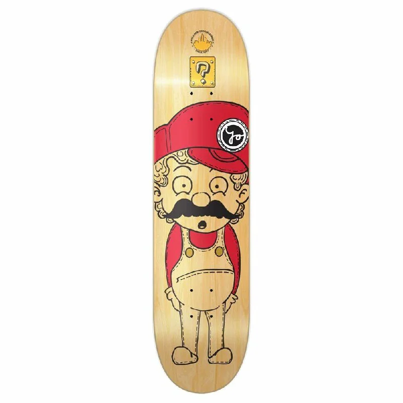 Yocaher Graphic Skateboard Deck - Retro Series - Stache