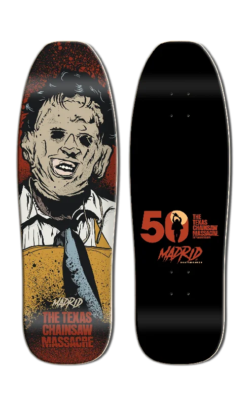 MADRID x TEXAS CHAINSAW MASSACRE HEADCHEESE POOL SUN SHAPE 9.5" SKATEBOARD DECK