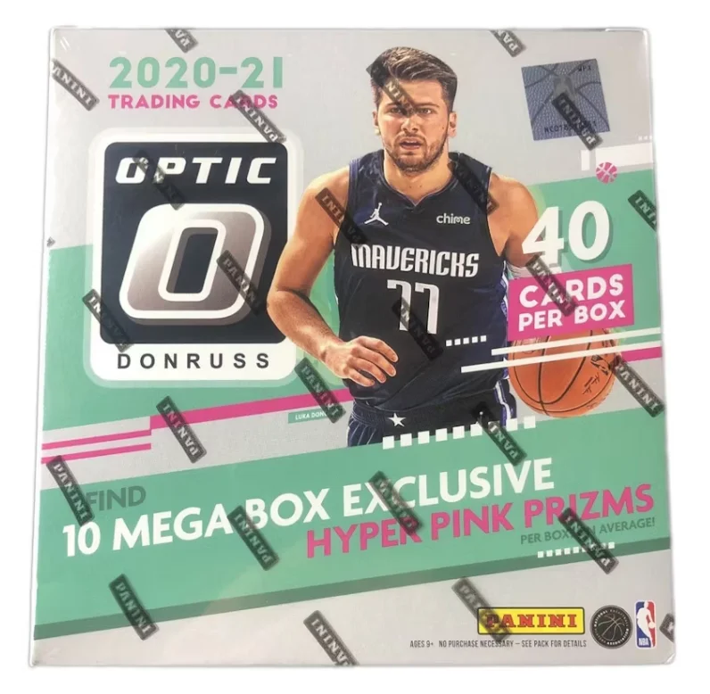 2020-21 Panini Donruss Optic Basketball Mega Box (Hyper Pink Prizms)