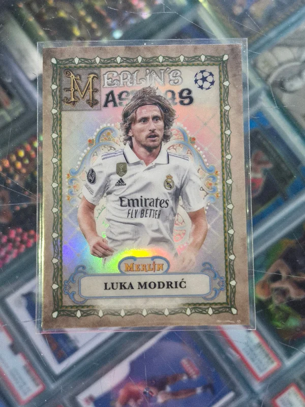 2022-23 Merlin Chrome UEFA LUKA MODRIC Merlin's Masters Refractor #13