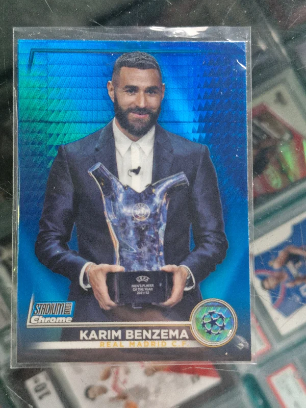 2022 Stadium Club Chrome Karim Benzema Real Madrid CF #3