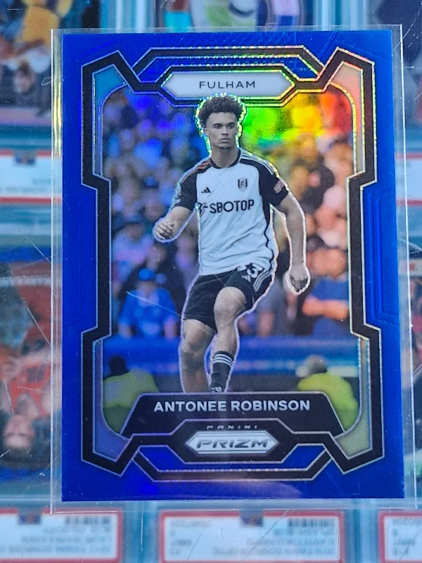 2023-24 Panini Prizm Premier League #154 Antonee Robinson Blue 148/299 Fulham