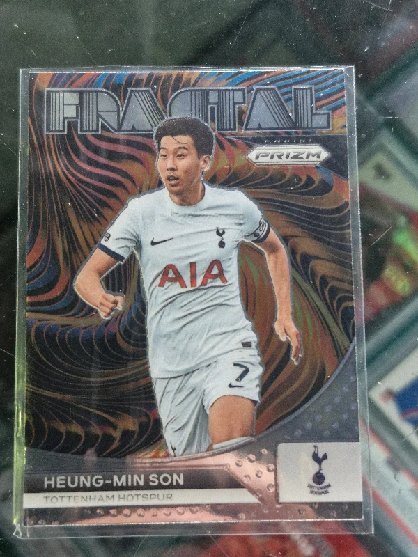 2023-24 Panini Prizm Premier League Fractal Heung-Min Son #8