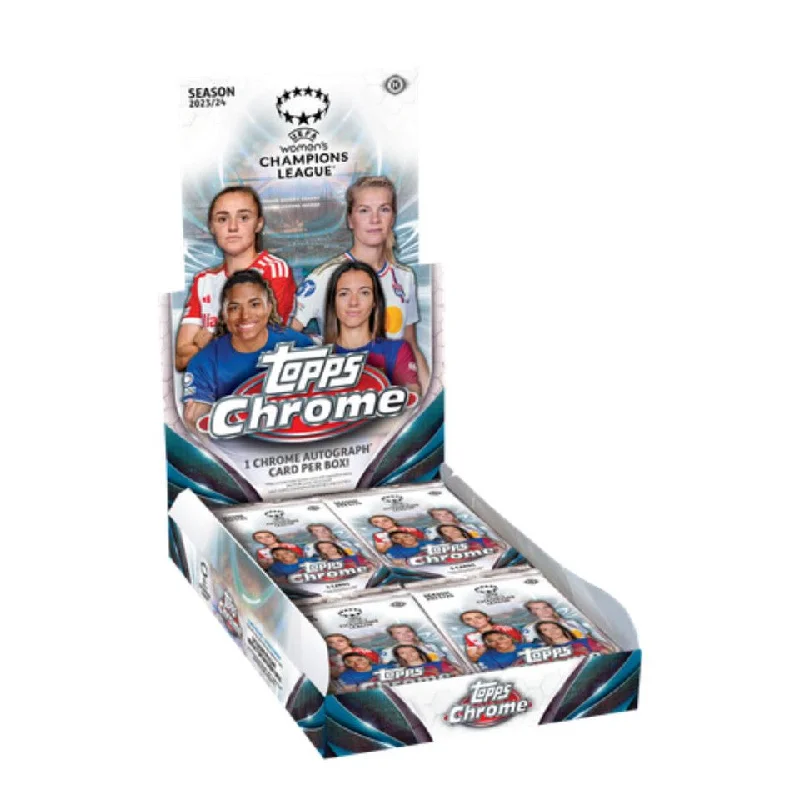 2023-24 Topps Chrome UEFA Women's Champions League Hobby Box