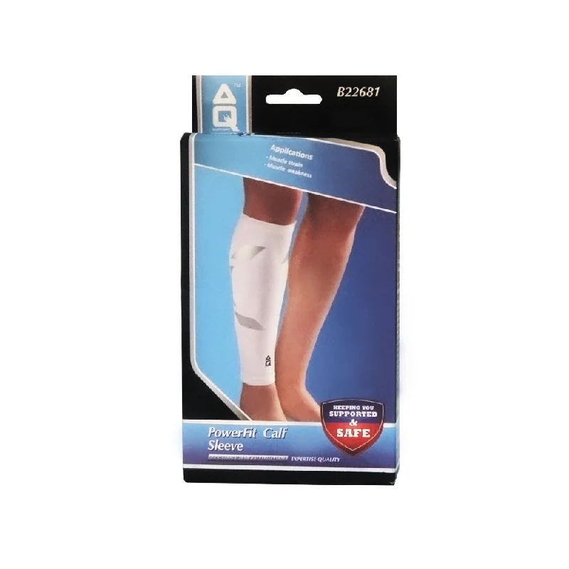 AQ Powerfit Calf Sleeve - White