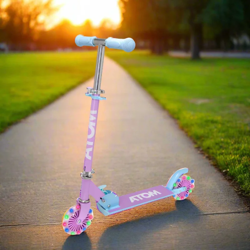 ATOM Light Up Inline Scooter - Lilac