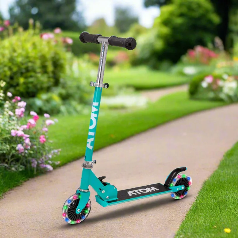 ATOM Light Up Inline Scooter - Teal