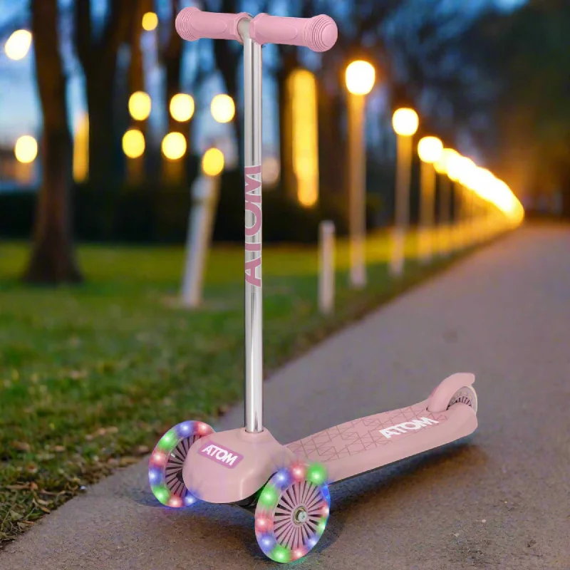 ATOM Light-Up Move 'N' Groove Scooter - Pink