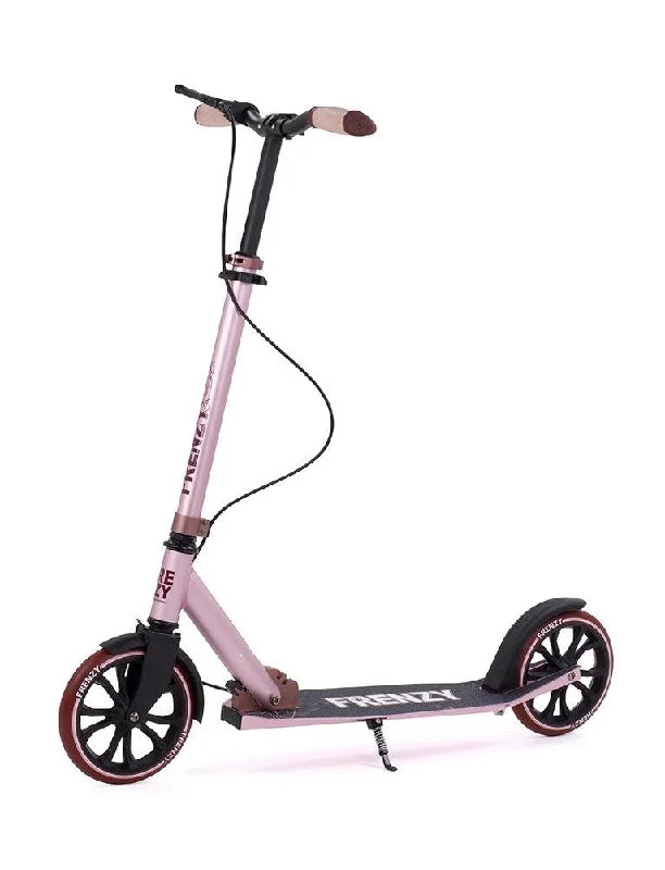 Frenzy 205mm Dual Brake Plus Recreational Scooter - Rose Gold