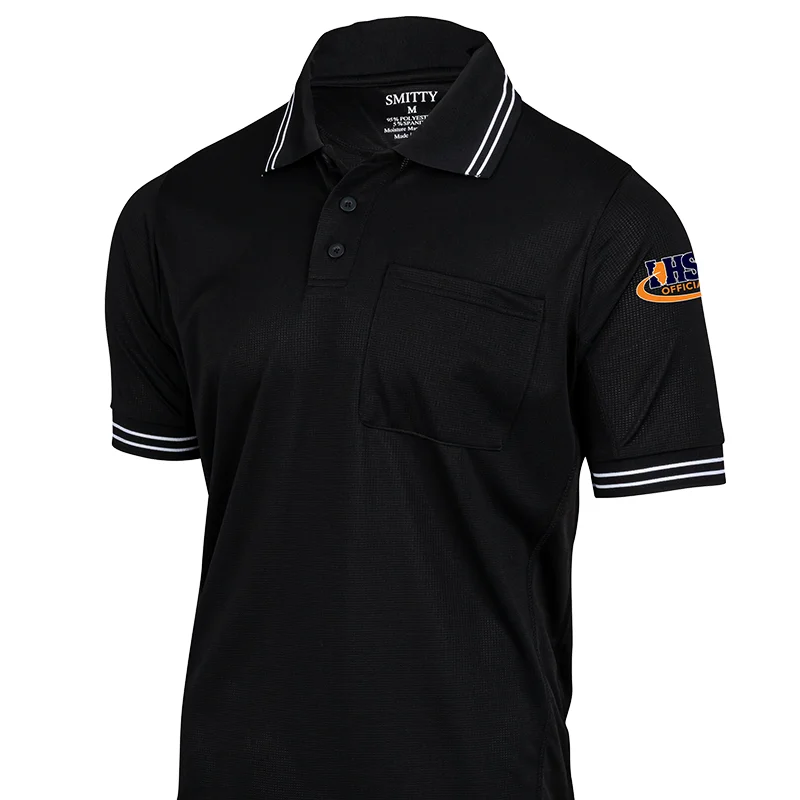 Illinois Logo Black Umpire Shirts