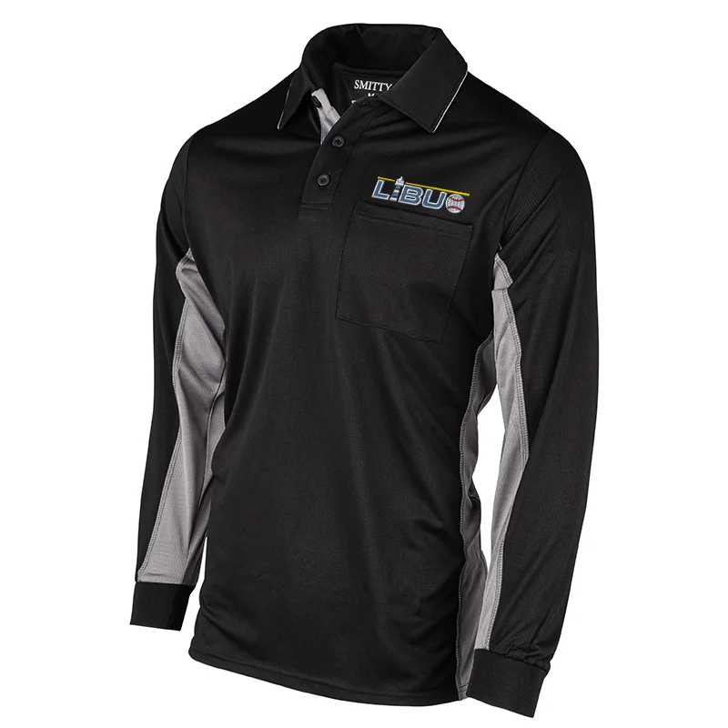 LIBUO Logo MLB Replica Long Sleeve Umpire Shirt