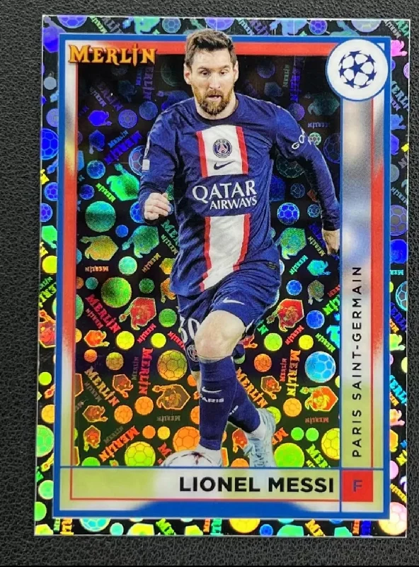 Lionel Messi  2022-23 Topps Merlin Chrome #104 Vintage Refractor SP