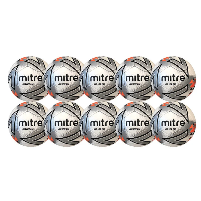 Mitre Junior Lite 290g Match Football | 10 Pack