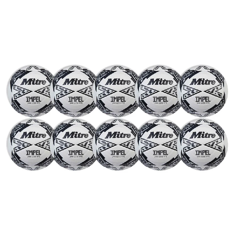 Mitre Junior Impel Lite 370g Football | 10 Pack