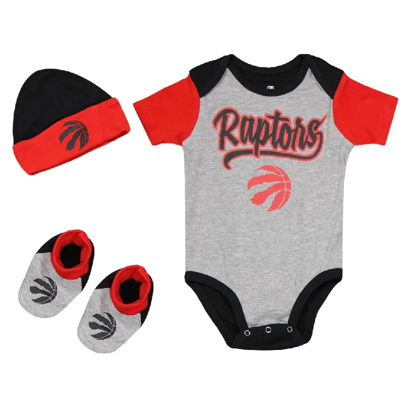 NBA - Kids' (Infant) Toronto Raptors Buzzer Beater  3 Piece Creeper Set (HK2I1FGDQ RAP)