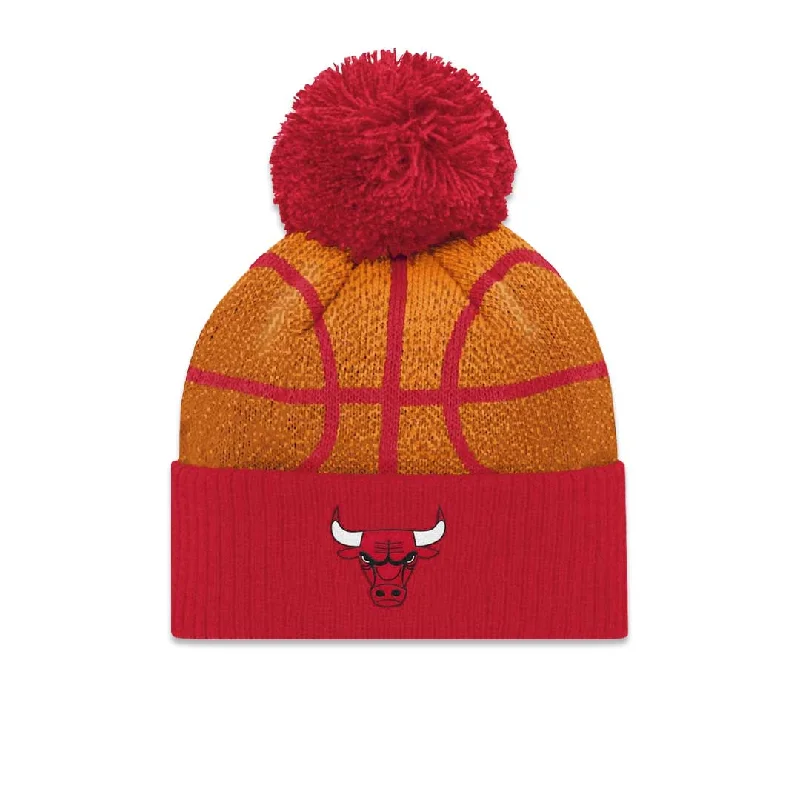 NBA - Kids' (Youth) Chicago Bulls Basketball Head Knit Beanie (HK2BRBAUY BUL)