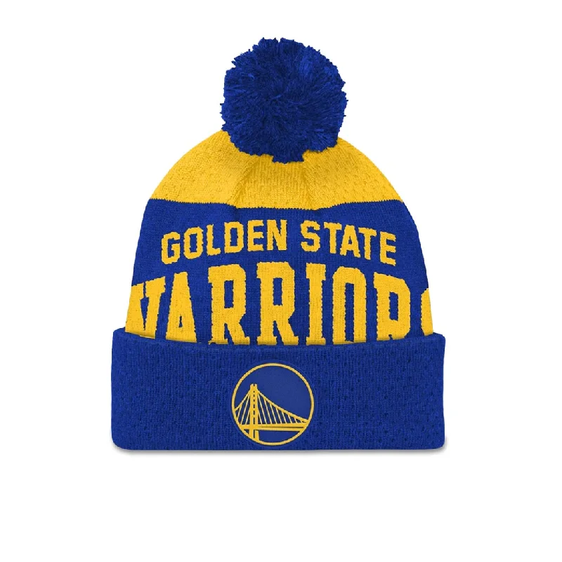 NBA - Kids' (Youth) Golden State Warriors Collegiate Arch Knit Hat (HK2BOBC8P WAR)