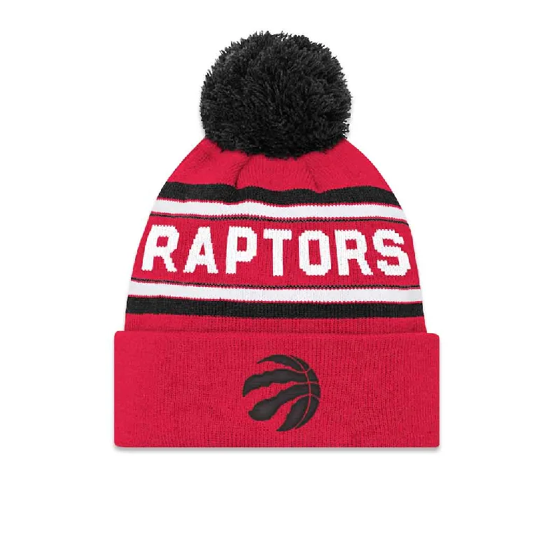 NBA - Kids' (Youth) Toronto Raptors Cuffed Pom Knit Beanie (HK2BOFA00 RAP)