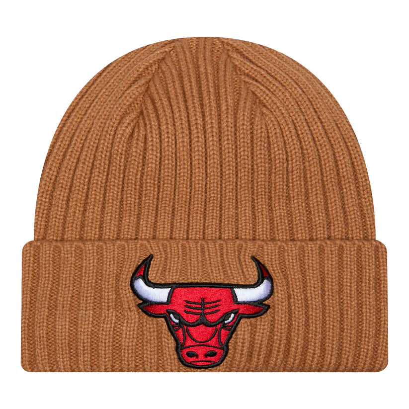 New Era Chicago Bulls Color Pack Cuffed Knit- Khaki