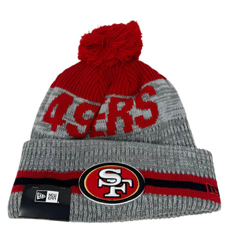 New Era San Francisco 49ers Runner Pom Knit