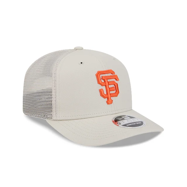 New Era San Francisco Giants Canvas 9SEVENTY Trucker Adjustable Cap