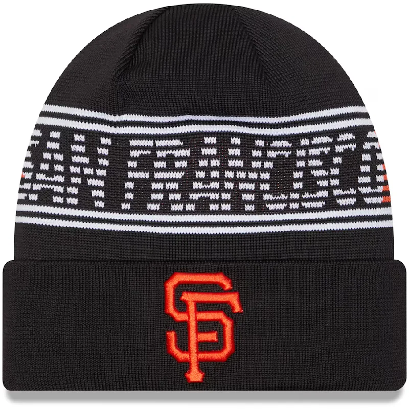 New Era San Francisco Giants Clubhouse Knit-Black