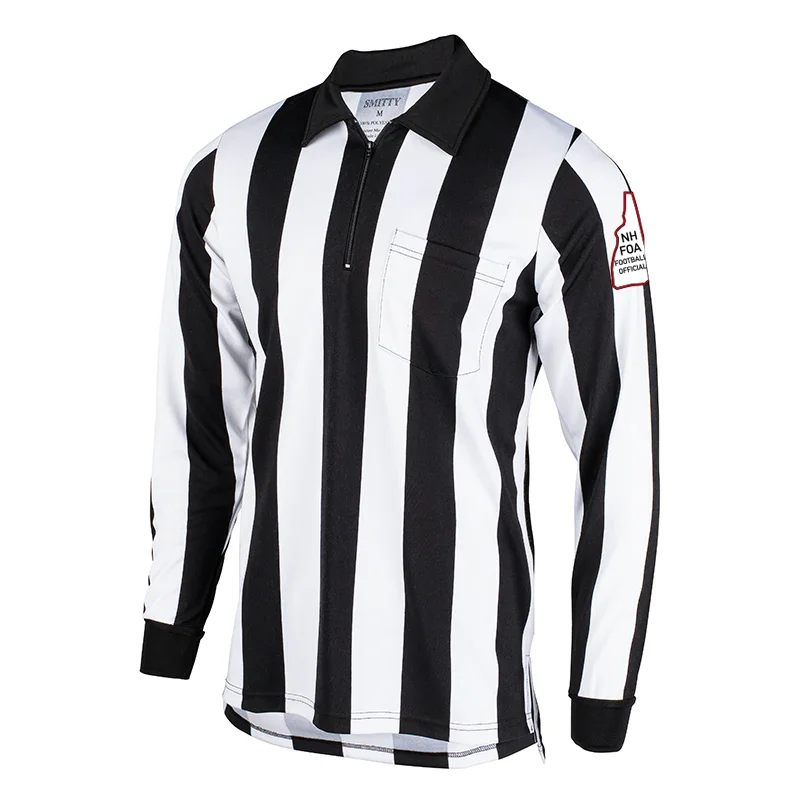 New Hampshire NHFOA Dye Sublimated Logo 2" Long Sleeve Stripe Shirt