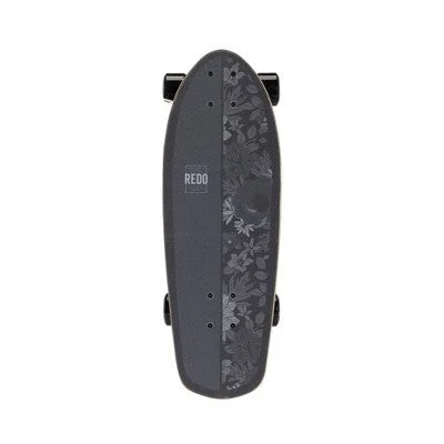 New - ReDo Skateboard Co. 24" Standard Skateboard - Black Floral