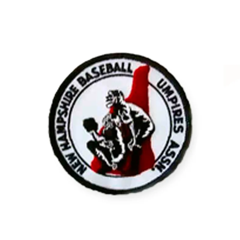 NHBUA Black Border Umpire Patch