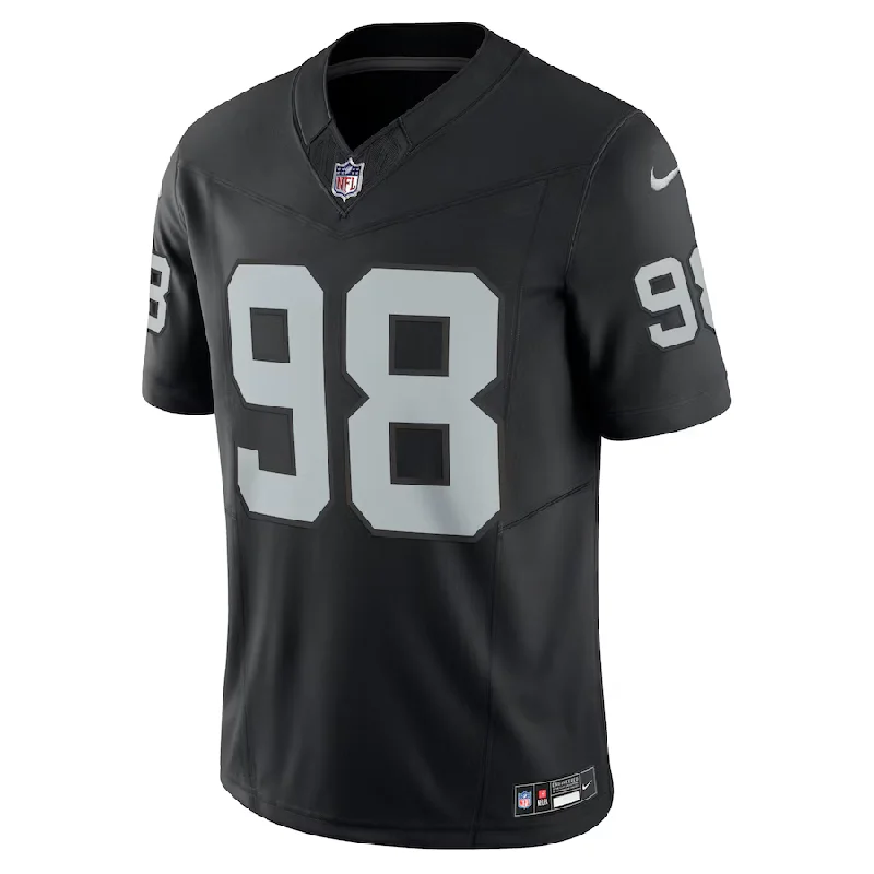 Nike Men's Las Vegas Raiders Maxx Crosby #98 Vapor Limited Player Jersey - Black