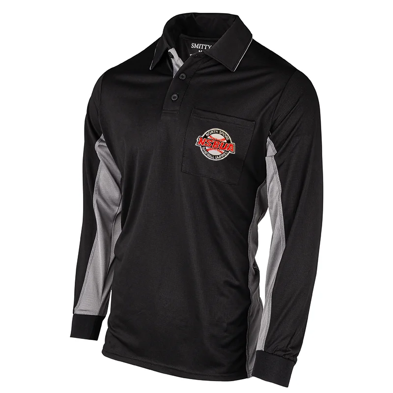 NSBUA MLB Long Sleeve Black Umpire Shirts